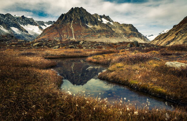 Fall Mood, Maerjelenlsee Aletsch Arena, Switzerland