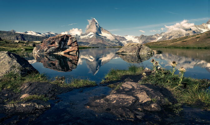 Matterhorn Reflection, Zermatt, Switzerland
