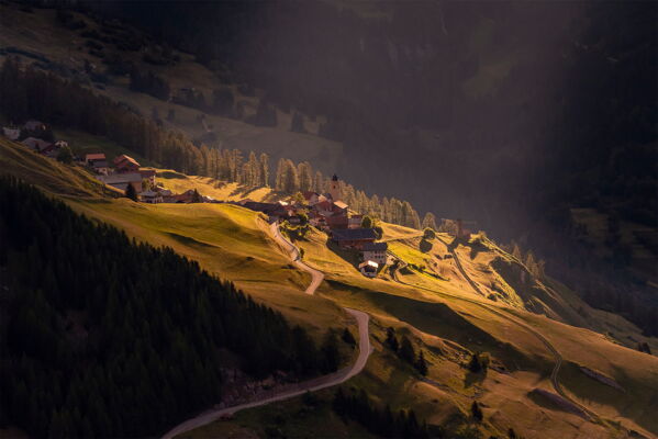 Morning Light, Curtginatsch, Switzerland