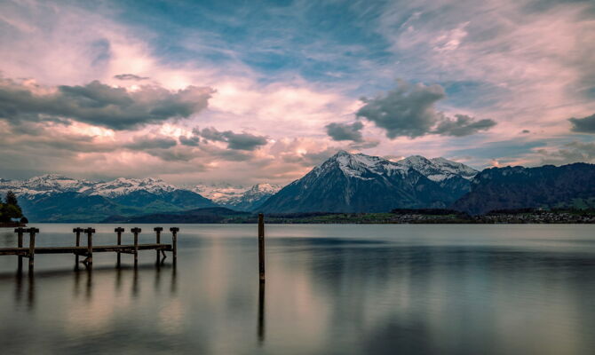 Long Exposure, Thunersee, Switzerland