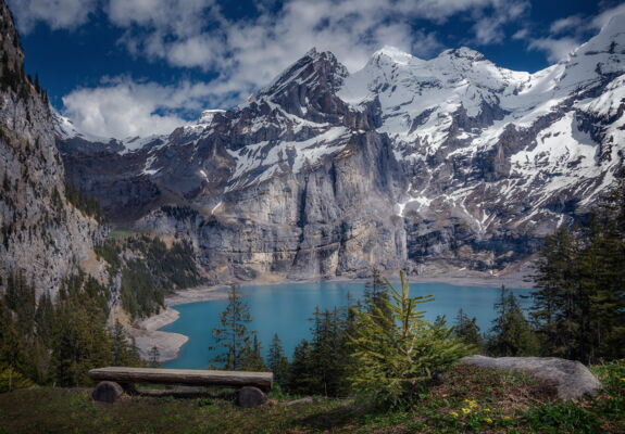 The Bench, Oeschinensee, Switzerland